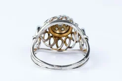 Bague 7 diamants en or blanc