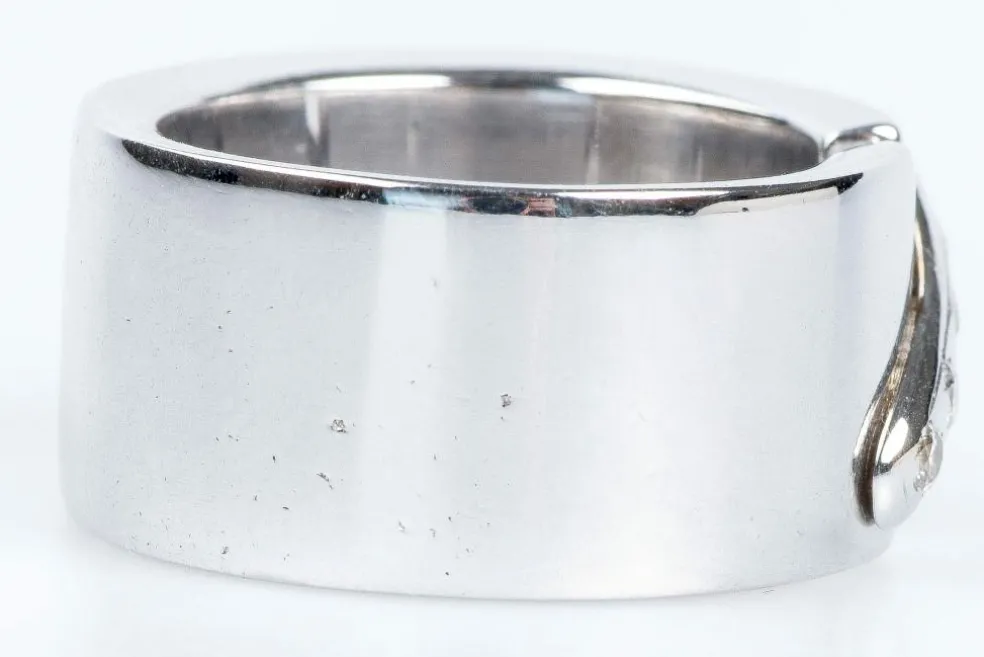 Bague 5 Diamants Or blanc