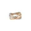 Bague 4 liens croisés Diamants