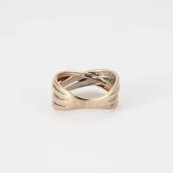 Bague 4 liens croisés Diamants