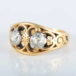 Bague à motifs Diamants