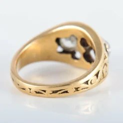 Bague à motifs Diamants