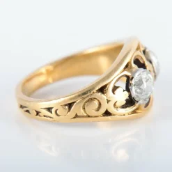 Bague à motifs Diamants