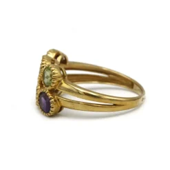 Bague - Or & Pierres de Couleur