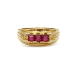 Bague - Or & Rubis
