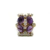 Bague - Or, améthystes et diamants