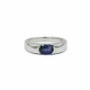 Bague - Or blanc & Saphirs