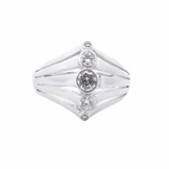 Bague 1940 Or blanc Diamants