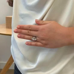 Bague 1940 Or blanc Diamants
