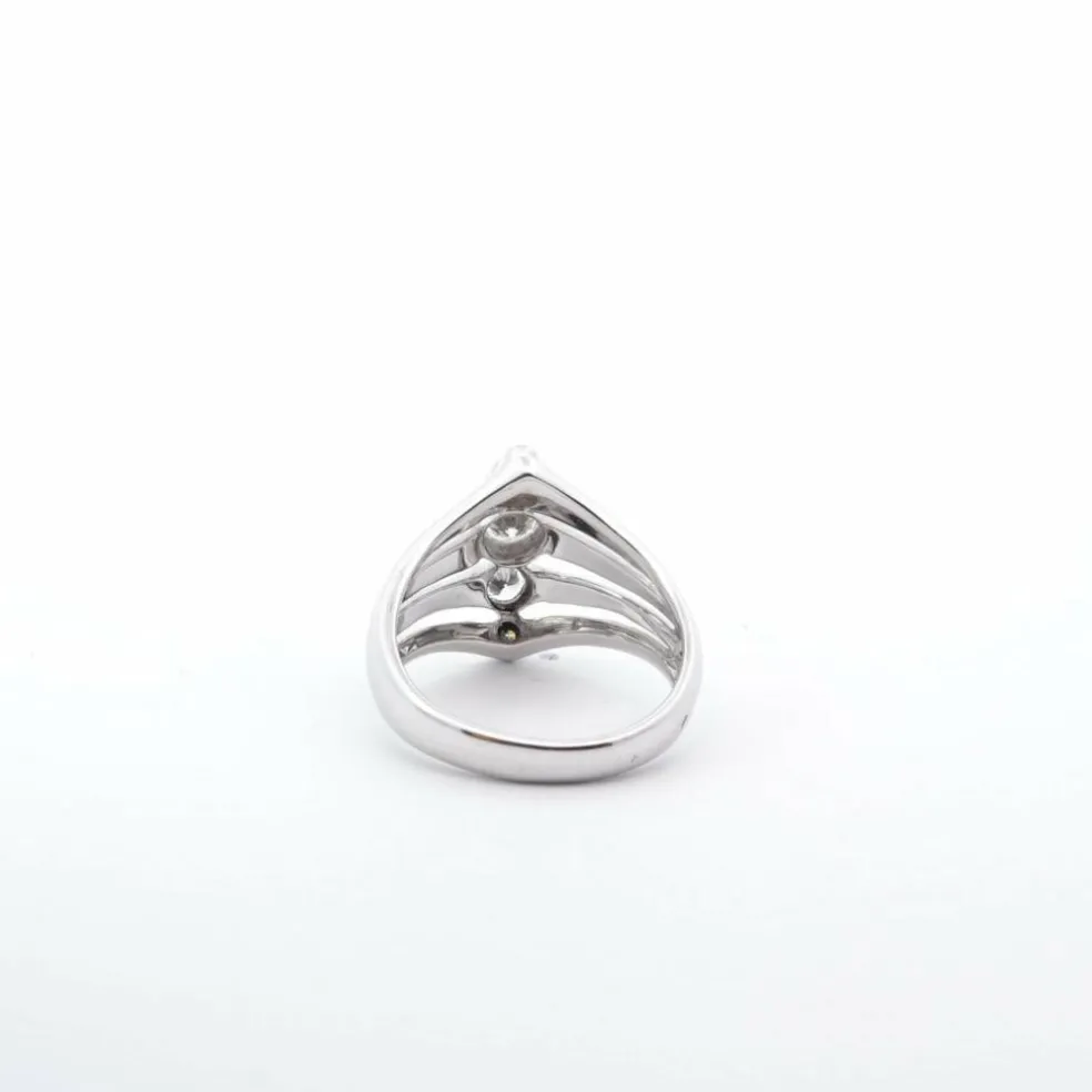 Bague 1940 Or blanc Diamants