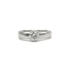 Bague - Or blanc et diamant