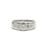 Bague - Or blanc et diamants