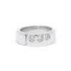 Bague - or blanc et diamants