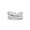 Bague - Or blanc et diamant