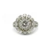 Bague - Or blanc et diamants