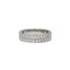 Bague - Or blanc et diamants