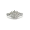 Bague - Or blanc et diamants
