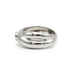 Bague - Or blanc et diamant