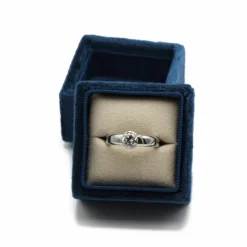 Bague - Or blanc et diamant