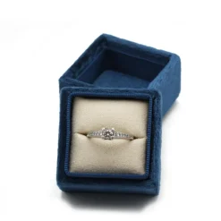 Bague - Or blanc et diamants
