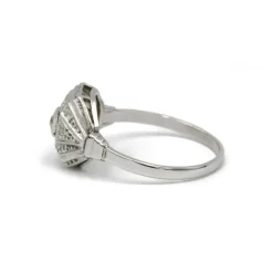 Bague - Or blanc, Platine & Diamants