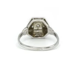 Bague - Or blanc, Platine & Diamants
