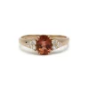 Bague - Or, Diamant & Tourmaline Rose