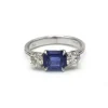 Bague - Or, Diamants & Saphir