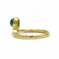 Bague - Or, Emeraude & Diamant