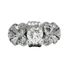 Bague 1930 Or gris Diamants