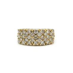 Bague - Or jaune et diamants