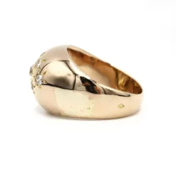 Bague - Or jaune et Diamants