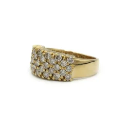 Bague - Or jaune et diamants