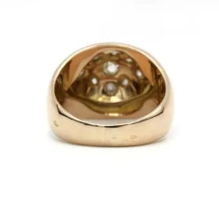 Bague - Or jaune et Diamants