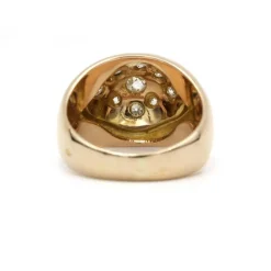 Bague - Or jaune et Diamants