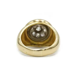 Bague - Or jaune et diamants