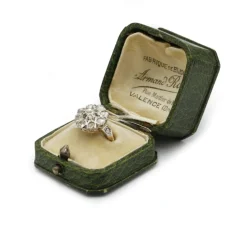 Bague - Or jaune et diamants rose cut