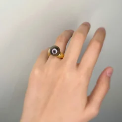 Bague - Or jaune Perle de Tahiti