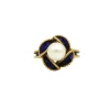 Bague - Or, perle et émail