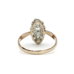 Bague - Or Rose Platine & diamants