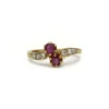 Bague - Or, rubis et diamants