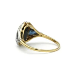 Bague - Or, saphirs et diamants