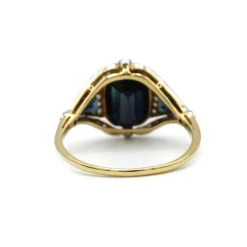 Bague - Or, saphirs et diamants