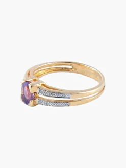 Bague 2 Ors Améthyste