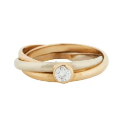 Bague 3 ors Diamant