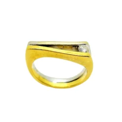 Bague 2 Ors Diamant