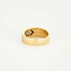 Bague 2 ors, diamant