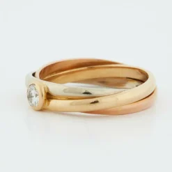 Bague 3 ors Diamant