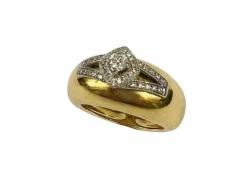 Bague 2 Ors Diamant