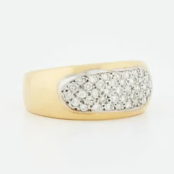Bague 2 Ors Diamants